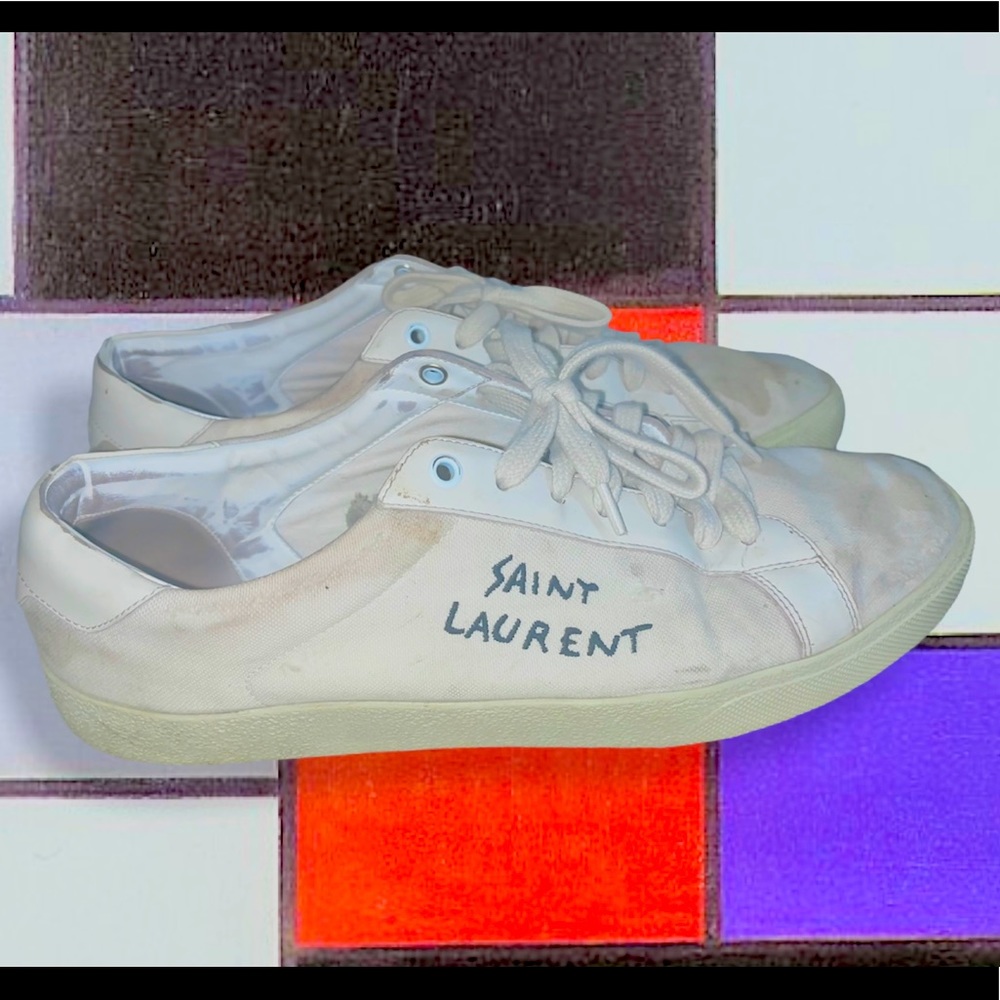 Saint Laurent Court Classic SI/06 Sneaker - 10.5